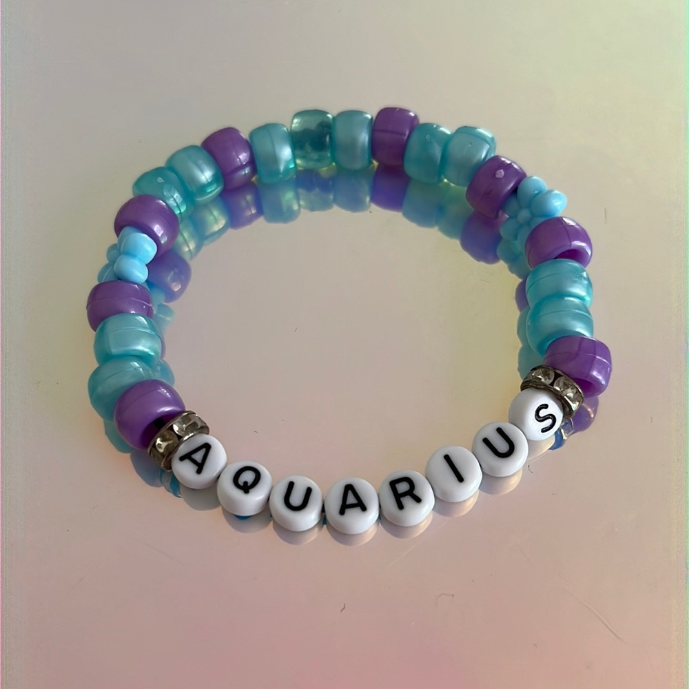 Aquarius ♒️ Kandi Bracelet